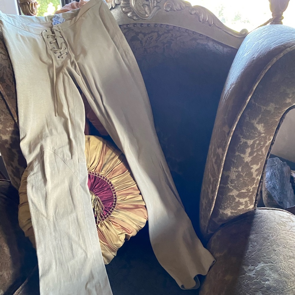 Vintage Suede Laceup Pants Chasing Unicorns